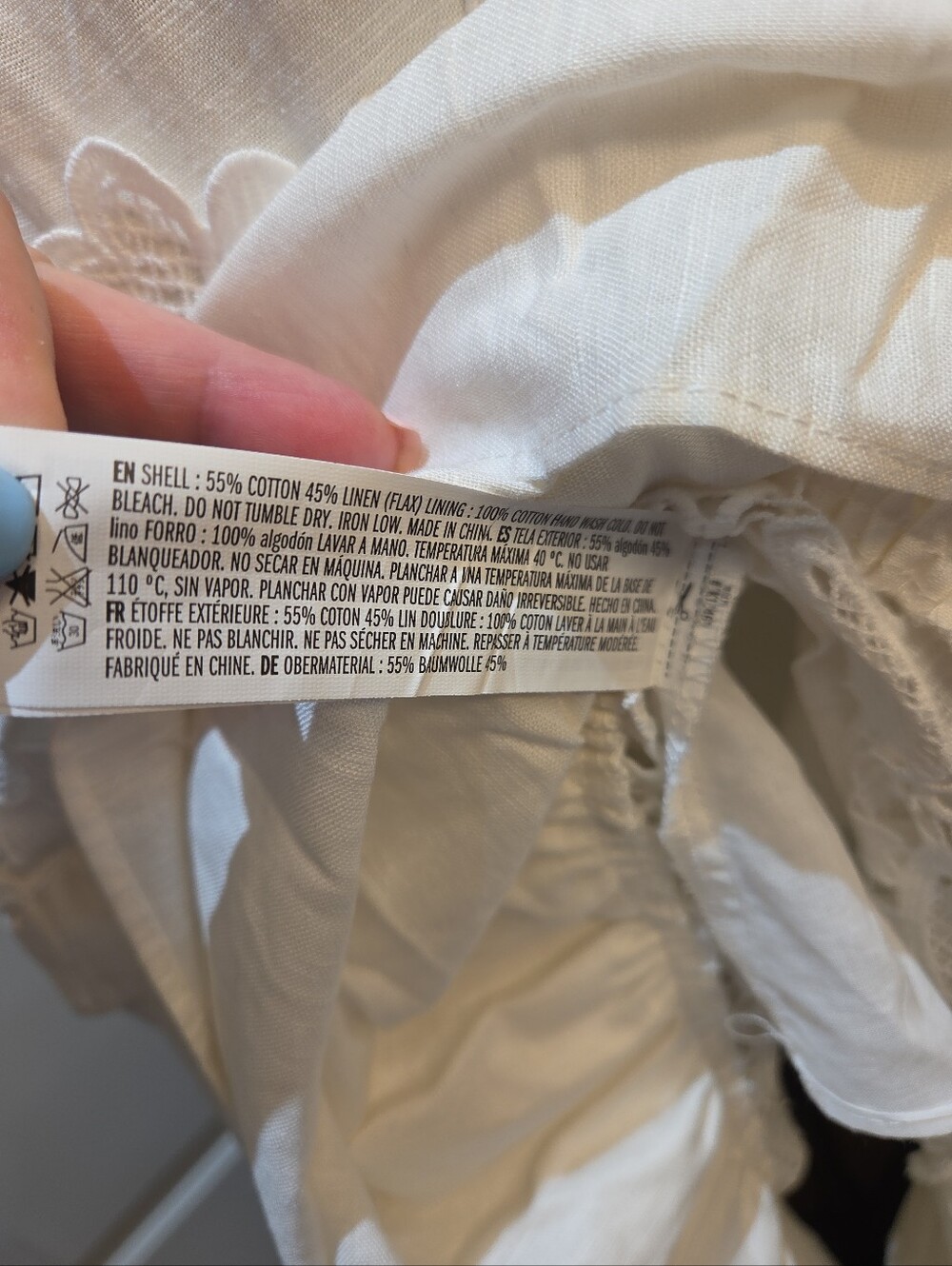 Nwt Medium Endelss Sumer Sleeveless White Lace-Trim V-Neck Maxi Dress $230 - Picture 14 of 16